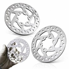 POPETPOP 120mm Brake Disc Stainless Steel Brake Disc 2 pcs Silverx2pcs