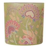 INNA-Glas Teelichthalter Agostinho, Bunt-Matt-Gold-GläNzend, 12,5Cm, Ø10Cm
