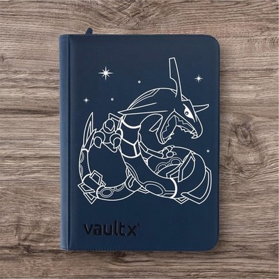 Vault X 9 Pocket eXo-Tec Zip Binder Ordner - Royalblau Pokémon Rayquaza