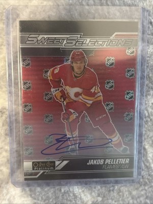 2023-24 O-Pee-Chee Platinum #SS-2 Jakob Pelletier Sweet Selections Rookie Auto A