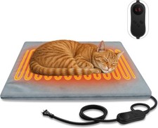 Pet Heating Pads for Cats Dogs Outdoor Indoor, 17.7 17.7inches Puppy Cat