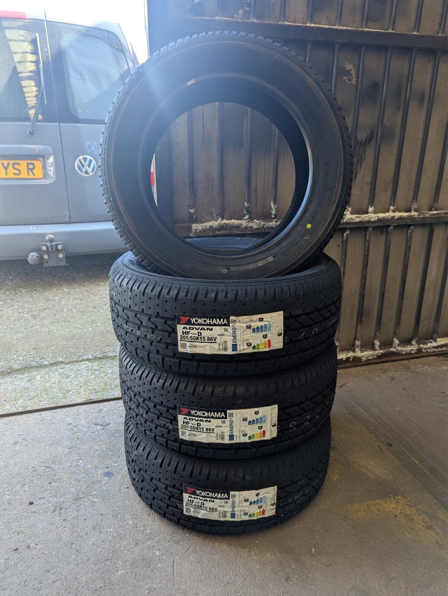 引き取り限定)ADVAN A050 Mコン 205/50R15 2本セット ☆ 即納可能