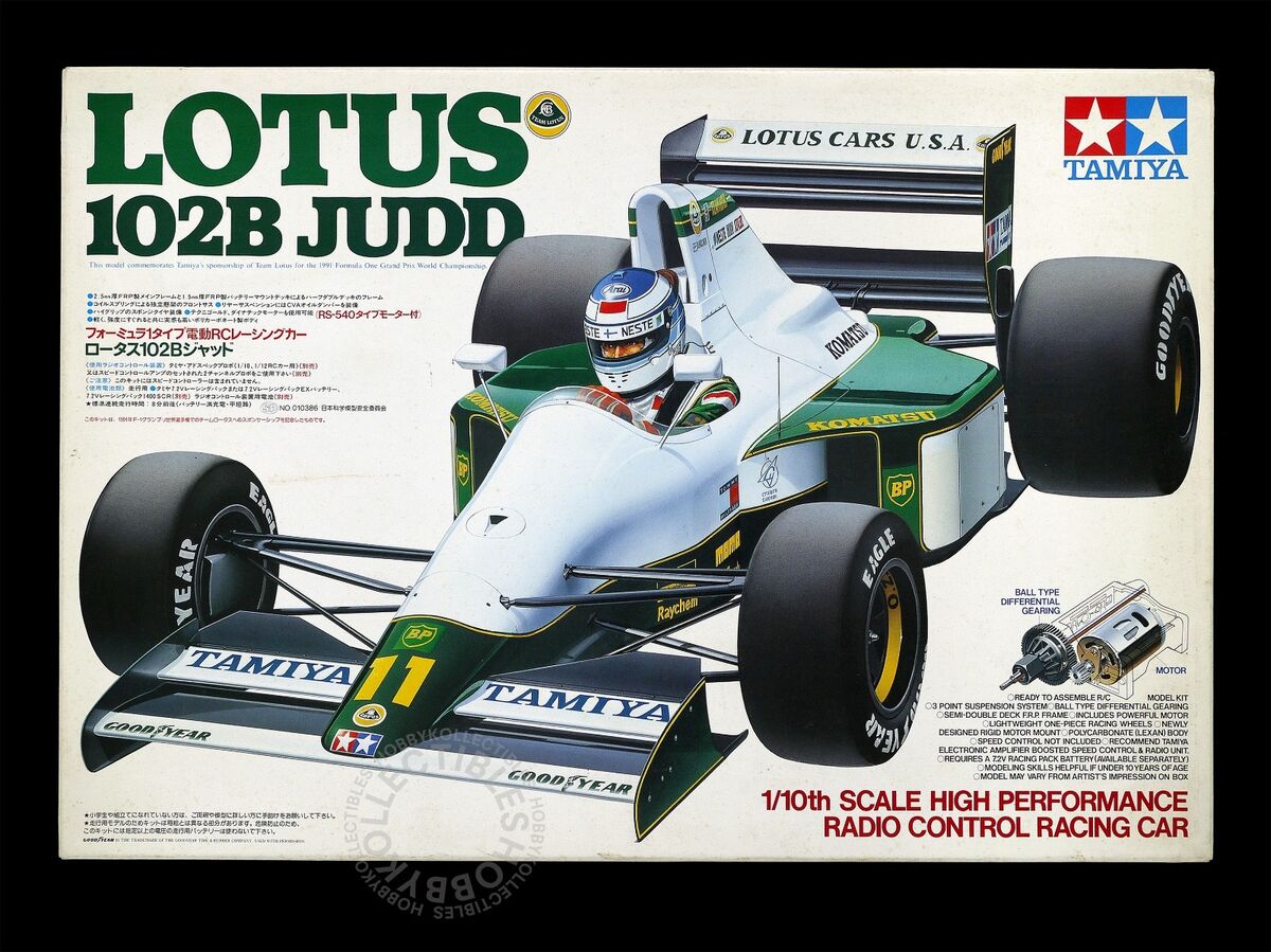 Tamiya 1/10 RC Lotus 102B Judd #58095 F101 Chassis Formula 1 Tamiya 1/10 RC Lotus 102B Judd #58095 F101 Chassis Formula 1