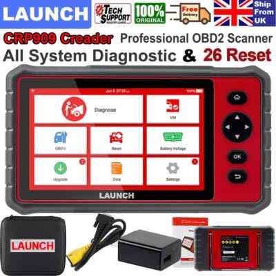 FERRARI Pro OBD2 Full Check Scanner Kit ABS SRS RDKS DPF Injektor SAS EPB 909c