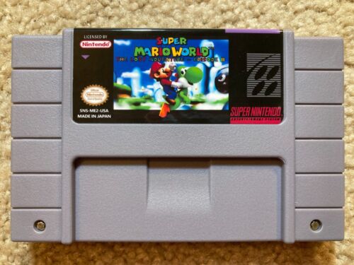 Super Mario World Lost Adventures Episode 2 SNES 16 Bit Game Cart NTSC Engl Rom