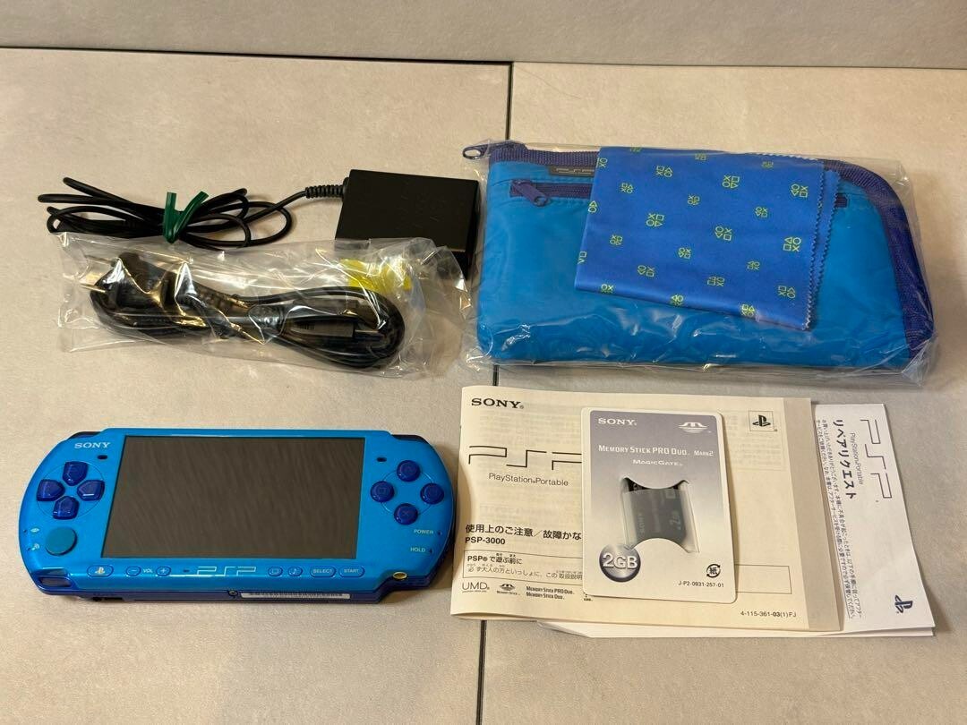 PSP3000 マリンブルー Psp 3000 Piano Price PSP-3000 SONY PSP Playstation Portable