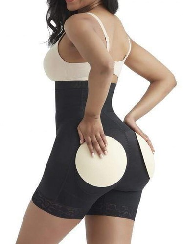 Removable Padded Hips & Butt Lifter Body Shaper Waist Control BBL Faja Shorts - Picture 11 of 12