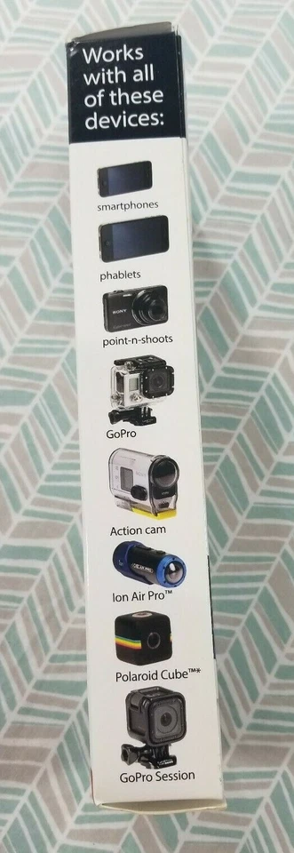 Sunpak自拍杆蓝牙快门释放软袋适用于GoPro或手机 — 第 2/4 张图片