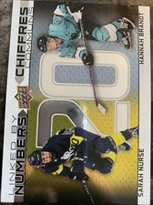 Sarah Nurse/hannah Brandt 2023-24 Tim Hortons Duos Linked By Numbers Ln-8