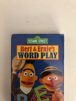 Sesame Street:Bert & Ernie's Word Play(VHS,2002)TESTED-RARE
