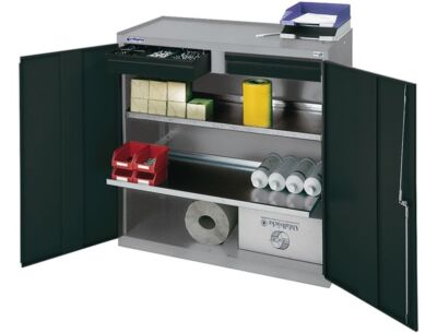 STUMPF Serie 3000 Werkzeugschrank 1000x1000x500mm 2 Schubladen 2 Wannenböden