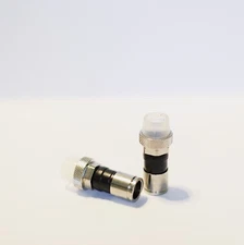 100 Pieces BELDEN PPC EX6WSPLUS-C RG6 COAX COMPRESSION CONNECTORS- Free shipping