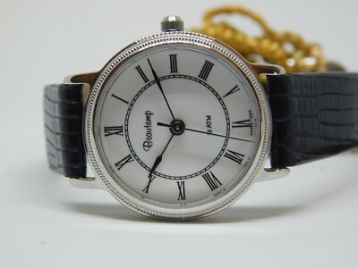 Beautemp Genuine Leather Quartz Analog Women display picture 2