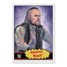WWE Topps Living Set 2021 Wrestling Card Print Run 606 Aleister Black #29 SP