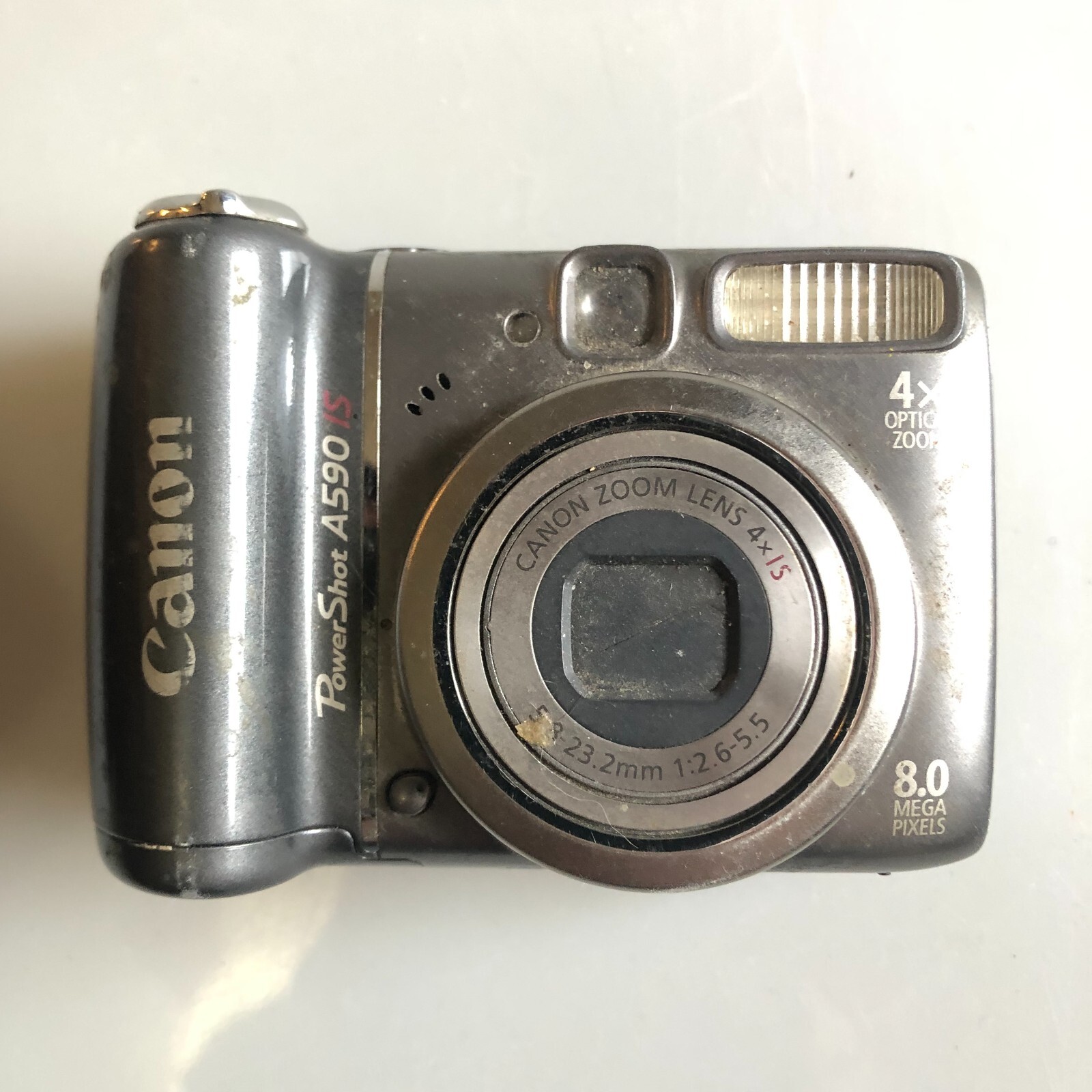 Canon PowerShot A590 IS 8.0MP Digital Camera Gray 13803089325 eBay