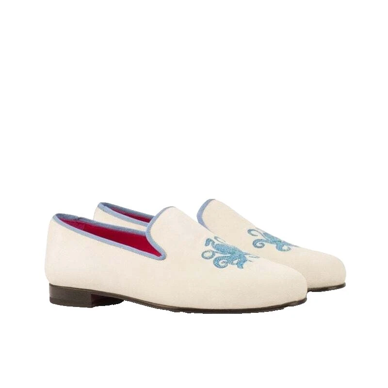 Zapatillas blancas de Gamuza para hombres