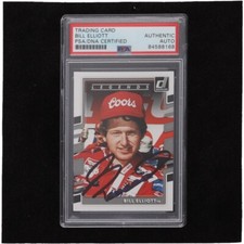 Bill Elliott Signed 2018 Donruss #159 LEG (PSA) - A