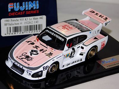 PORSCHE 935 #42 BP ITALIA TEAM LE MANS 1980 FUJIMI 15220-2 1/43 | eBay