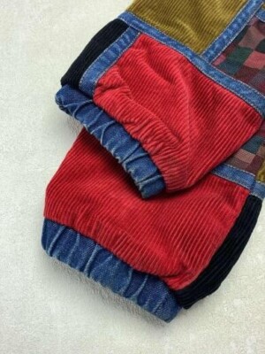 SUPREME CORDUROY PATCHWORK DENIM JACKET WASHED BLUE SZ XL | eBay