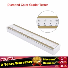 GIA Master Set 10CT Diamond Color Grading Grader Color Tester 10 Stone D-M Color