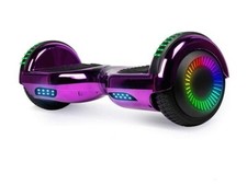 GlareWheel M1B Hoverboard Purple Chrome