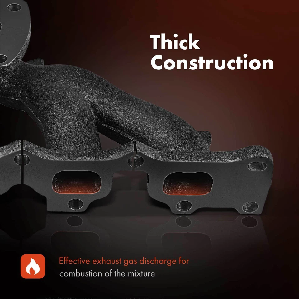 1x Colector de escape nuevo con junta para camioneta Nissan 1995-1997 D21 1990-1994 2,4 L Foto 3 de 4