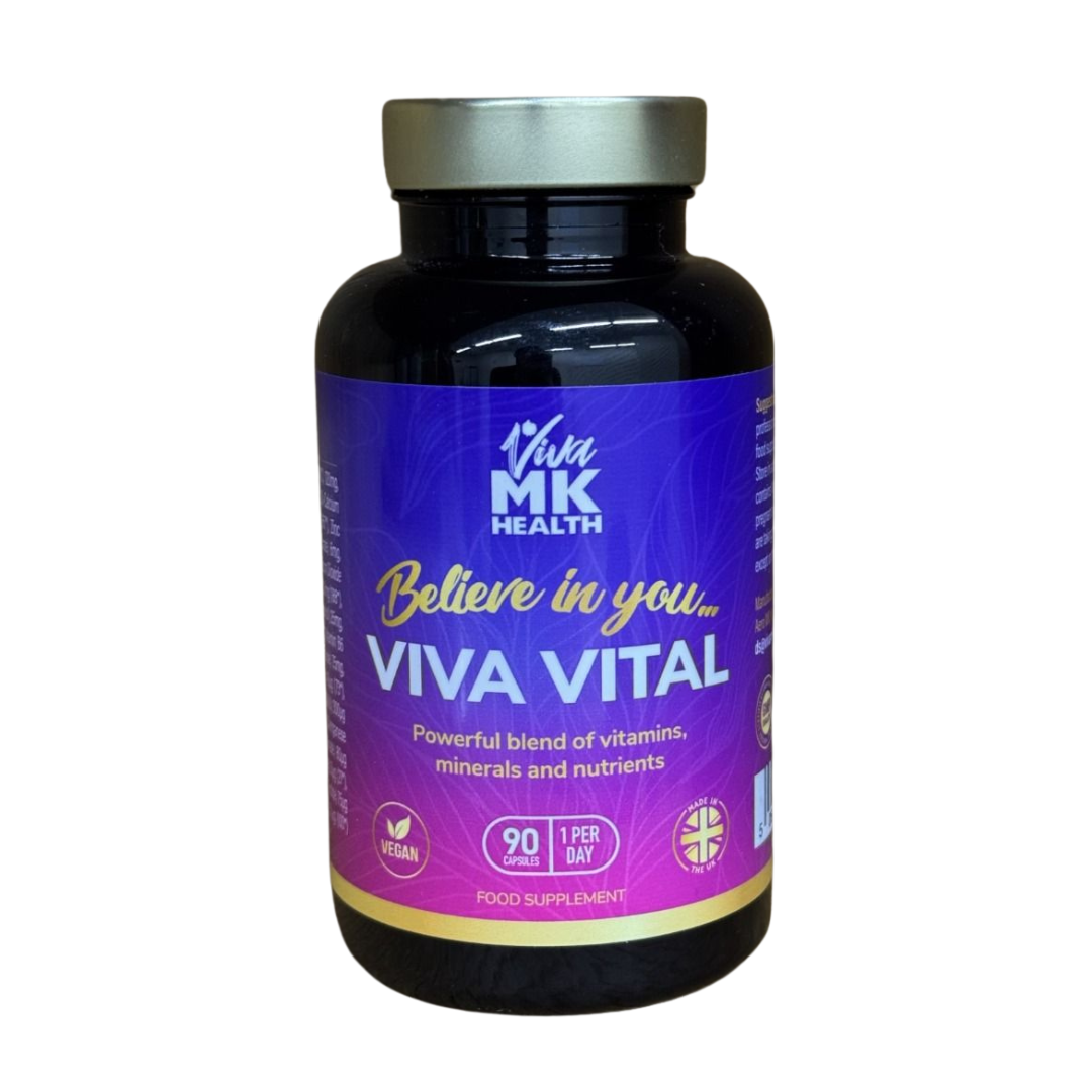 Viva Vital Daily Multivitamins – Vegan 90 Caps for High Strength Health Boost