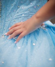 light blue quinceanera dress