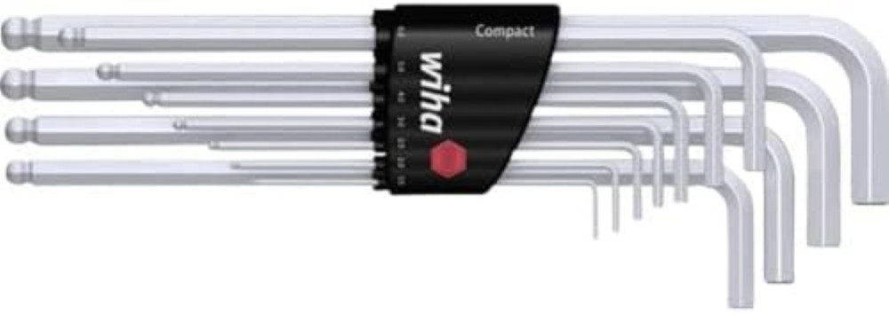 Migliori Brugole Professionali Wiha 369 Compact Metriche - 9 Pezzi