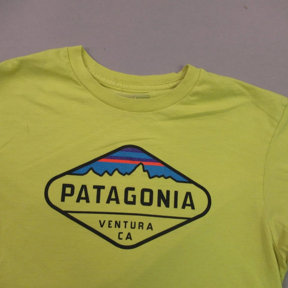 Patagonia Shirt Girls XS Crew Neck Lightweight Casual Slim Fit Short Sleeve - Image 3 of 4