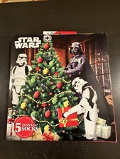 Men's Star Wars 15 Days of Socks Advent Calendar Christmas Size 6-12 NEW