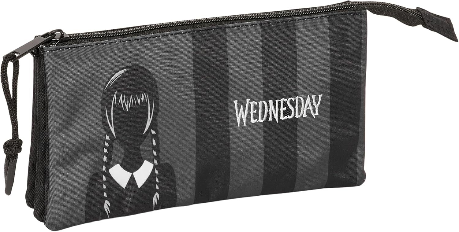 Трехместный пенал Safta Wednesday детский пенал идеально подходящий для школьных занятий 8990₽