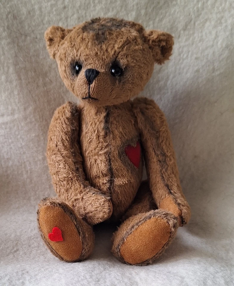 Bastelset, Nähset (kit) *Joschi*,der kleine Herzbär , 22 cm von *gelibären* - Bild 2 von 4