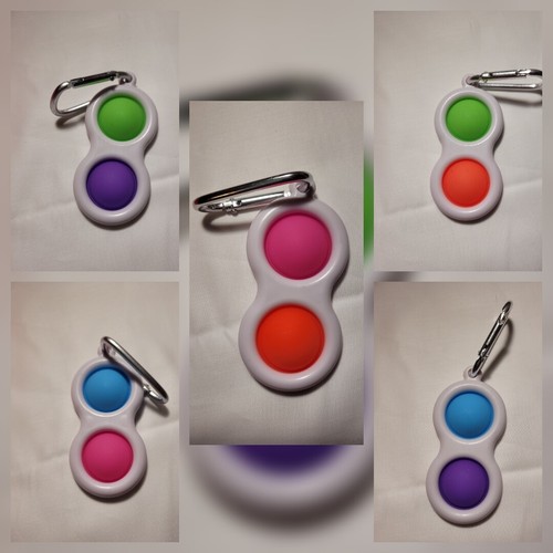 Double simple dimple fidget toy 