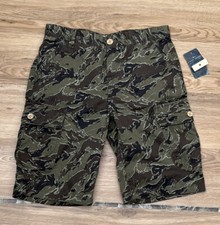 LUCKY BRAND Los Angeles, Boys Army Camo Cargo Shorts Size 10 NWT