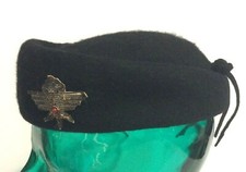 Vintage K-M-F Neumann Endler Women's Black Wool Hat 20" Inside Circumference