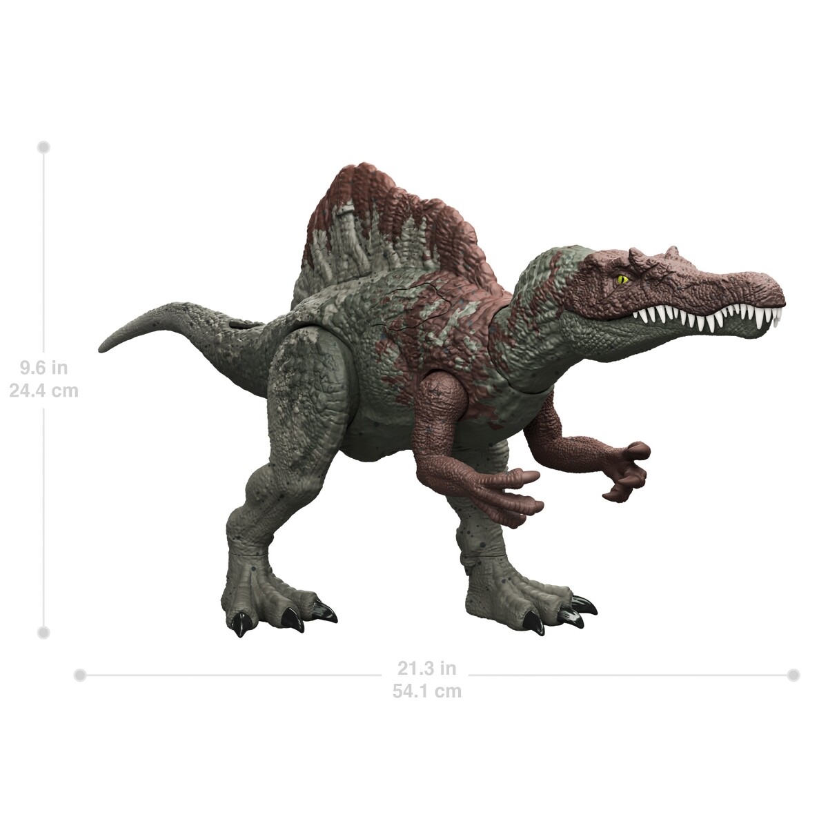 MATTEL JURASSIC WORLD Damage Hikaru Spinosaurus Action