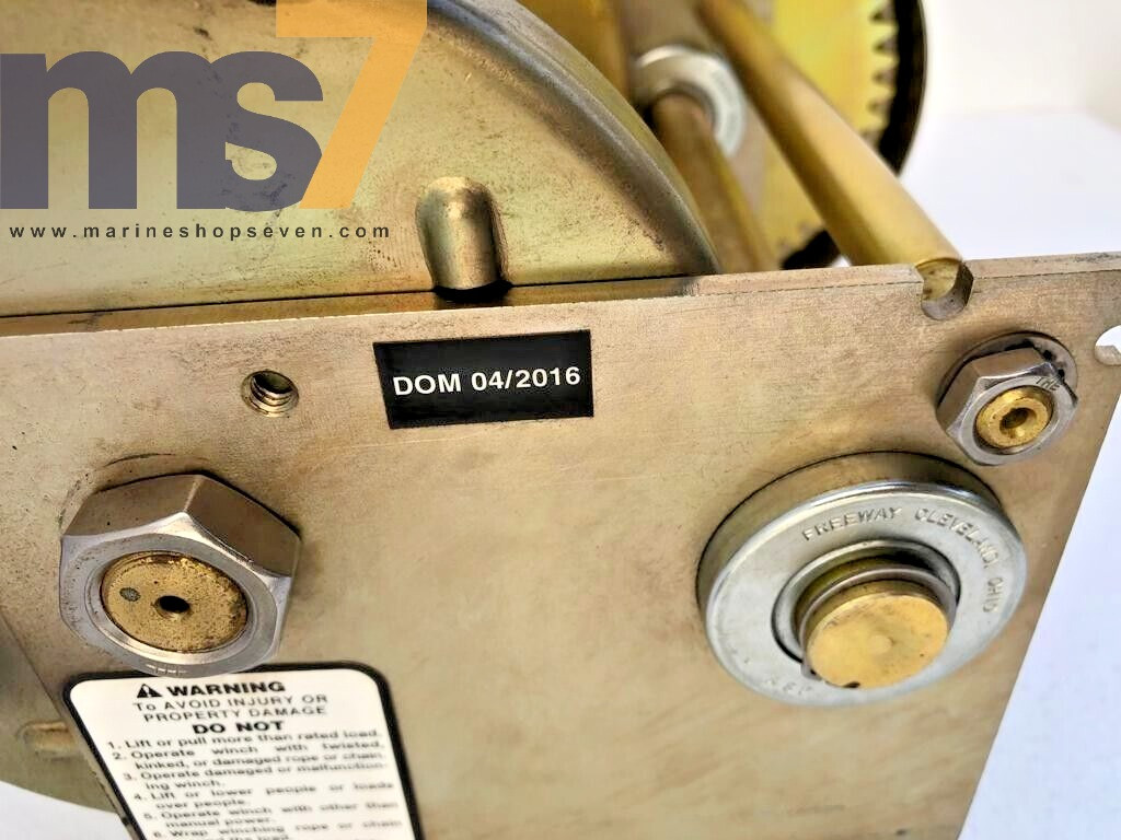 THERN M4412PB SPUR GEAR MANUAL HAND WINCH 2000 LBS #3