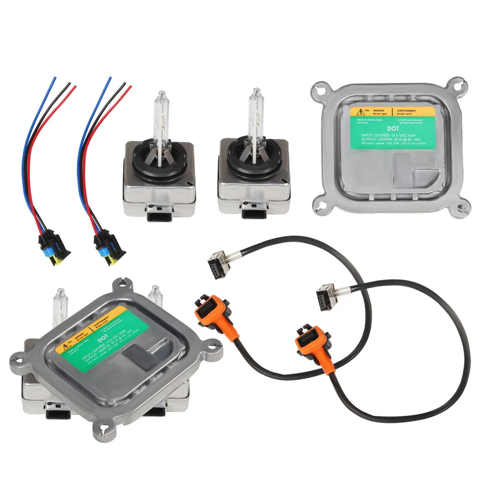 2pcs For 09-19 Ford Flex Xenon Ballast HID D3S Bulb Wire Kit Control Unit Module - Image 4 of 4