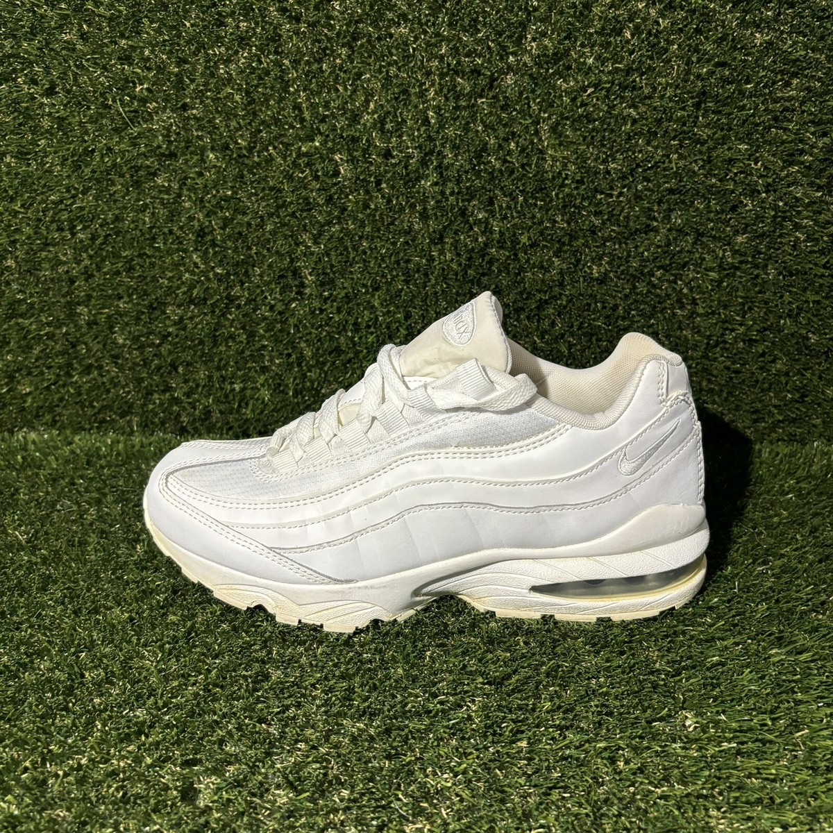 air max 95 white metallic silver