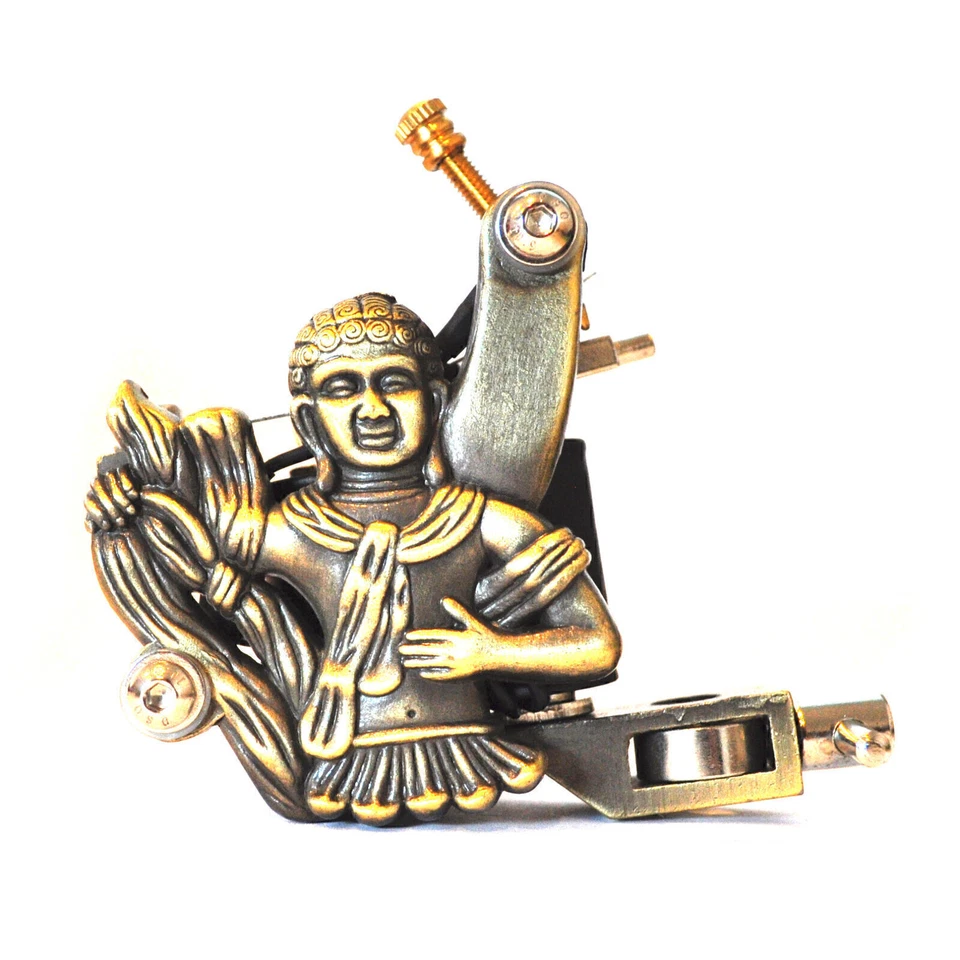 DEVILS NEEDLE Buddhist Buddha Tattoo Machine Coil Gun Liner Shader UK Seller