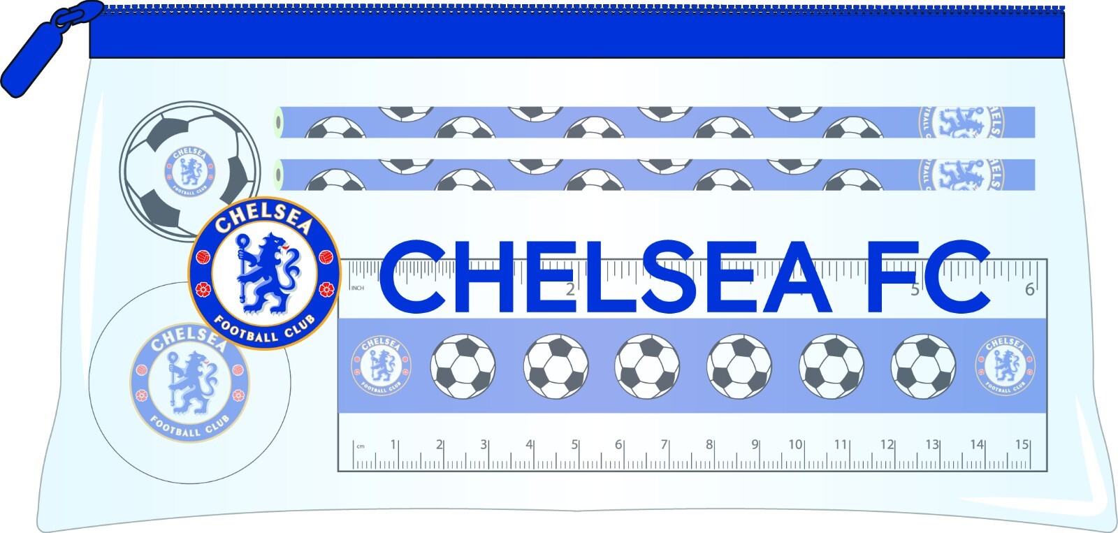 Chelsea FC Stationery Set Starter Set Back To School Football Official Licensed