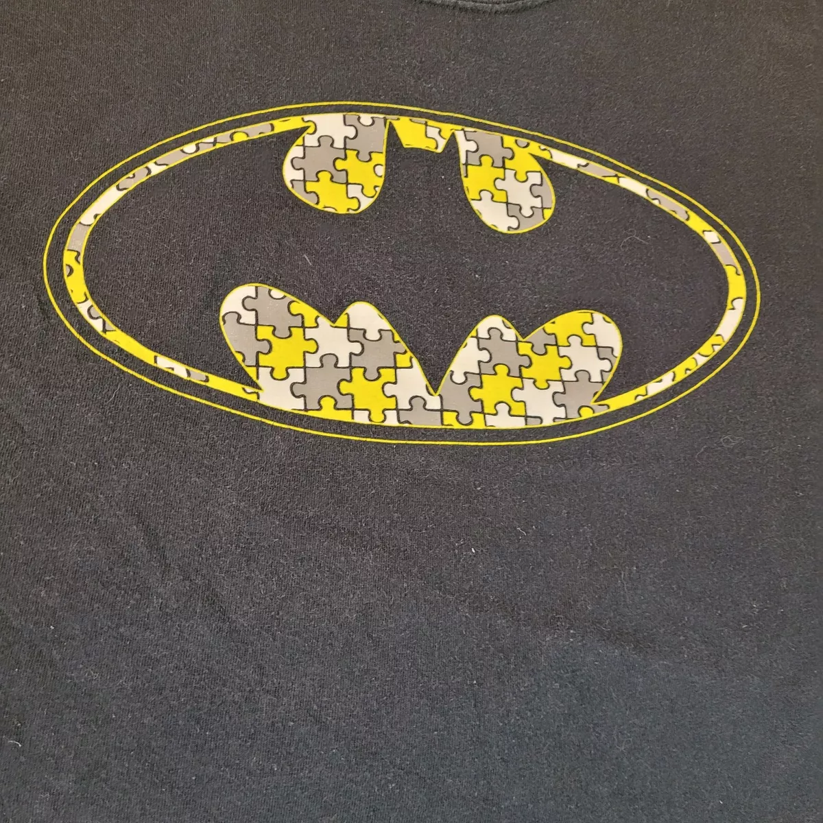 DC Comics Batman Logo Embroidery' Gildan Ultra Cotton Adult T