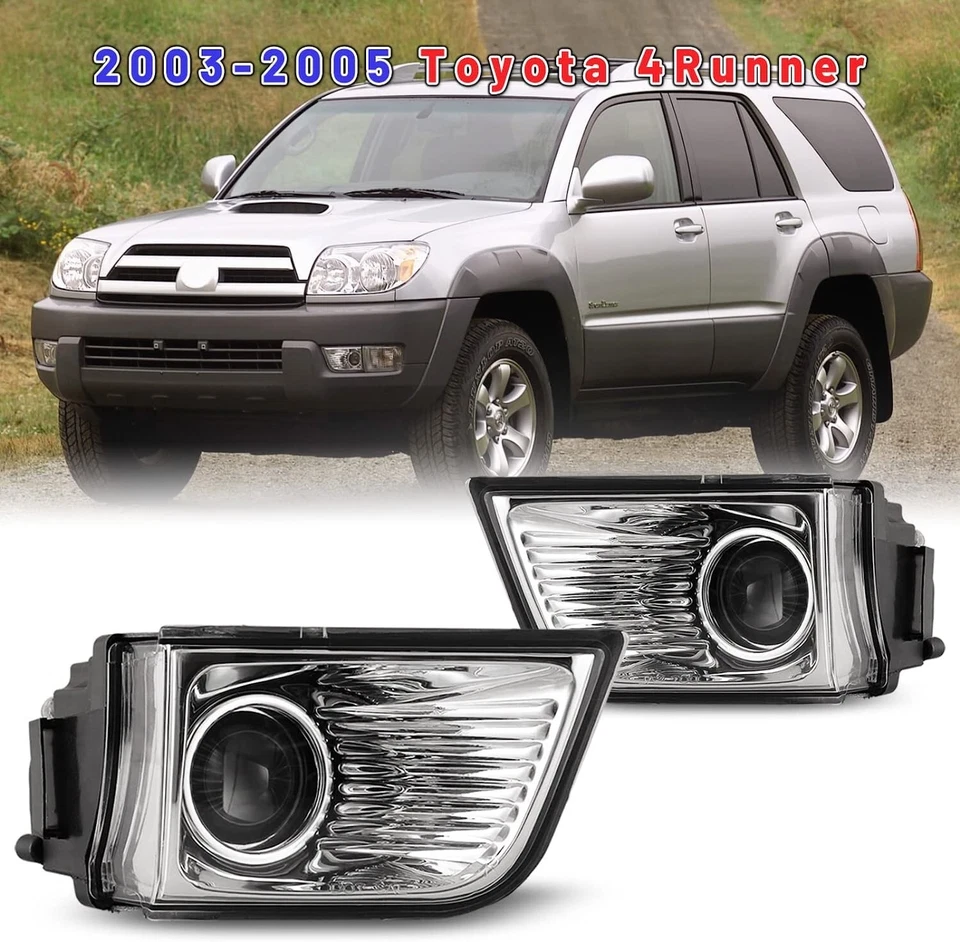 Luces antiniebla para Toyota 4Runner 2003-2005 luces de parachoques transparentes de fábrica izquierda+derecha Foto 2 de 4