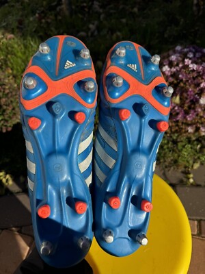 ADIDAS adiPure 11PRO SG G60015 Blue Leather Soccer Cleats Football