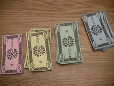 Deluxe Wheel of Fortune 1986 Pressman Replacement Parts/Pieces-Money