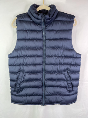 Mens Old Navy Puffer Vest Navy Blue 