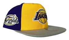 Mitchell & Ness NBA Los Angeles Lakers Block Out Snapback Hat, Cap, New
