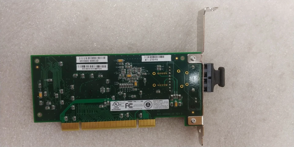 Allied Telesis 100FX Dual Port PCI Fibre Network Interface Card AT-2701FX F S/H! - Image 2 of 4