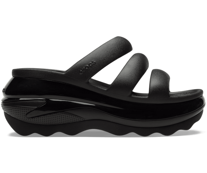 【CROCS】MEGA CRUSH TRIPLE STRAP W★BLACK Crocs WOMEN'S MEGA CRUSH TRIPLE STRAP Black Fast Free